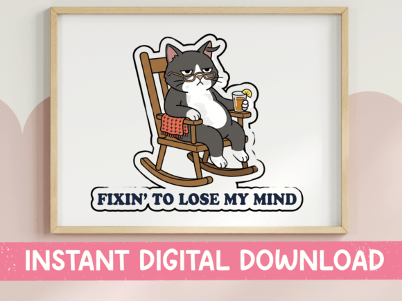 Fixin to Lose My Mind Southern Cat