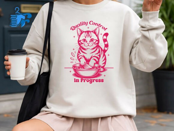 Quality Control in Progress Cute Cat